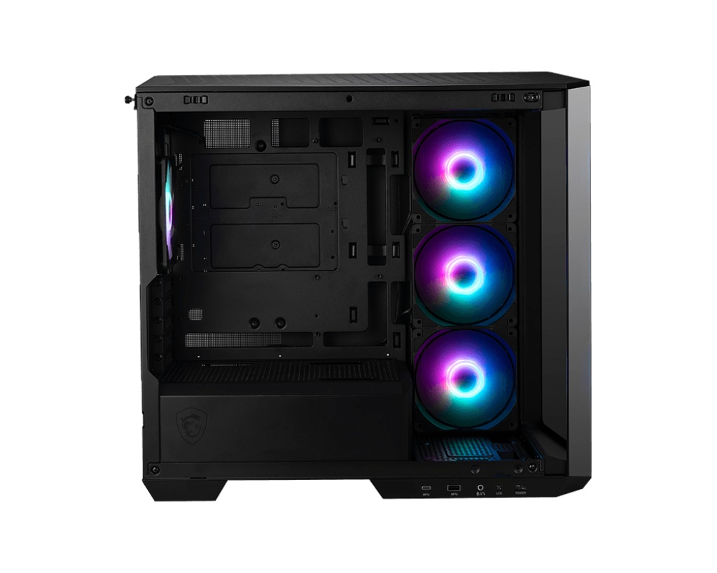 MSI MAG PANO M100R PZ/Micro ATX/Transpar./Černá