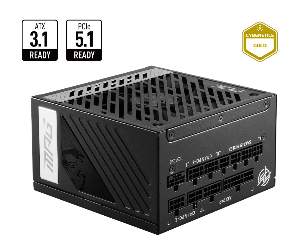 MSI zdroj MPG A850G PCIE5 850W 80PLUS GOLD m