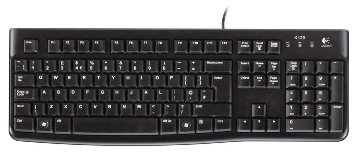 Logitech K120 Business, CZ/SK, USB / 920-002641