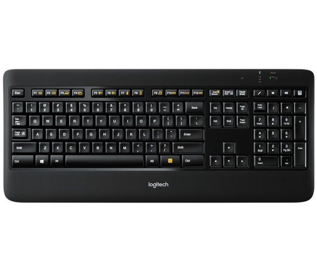 Obrázok klávesnice Logitech Wireless Illuminated K800, V2 (920-002380)