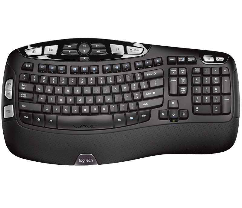 Obrázok Logitech Wireless Keyboard K350 UK (920-004483)