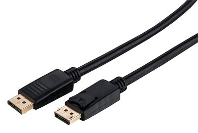 Kabel C-TECH DisplayPort 1.2, 4K@60Hz, M/M, 1m
