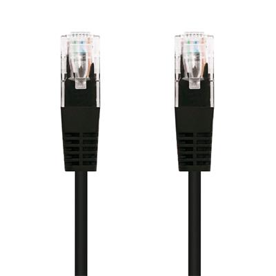 Kabel C-TECH patchcord Cat5e, UTP, černý, 1m