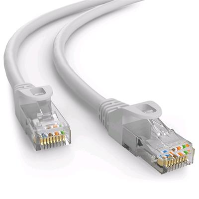 Kabel C-TECH patchcord Cat6, UTP, šedý, 10m