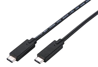 Kabel C-TECH USB 3.2, Type-C (CM/CM), PD 100W, 20Gbps, 1m, černý