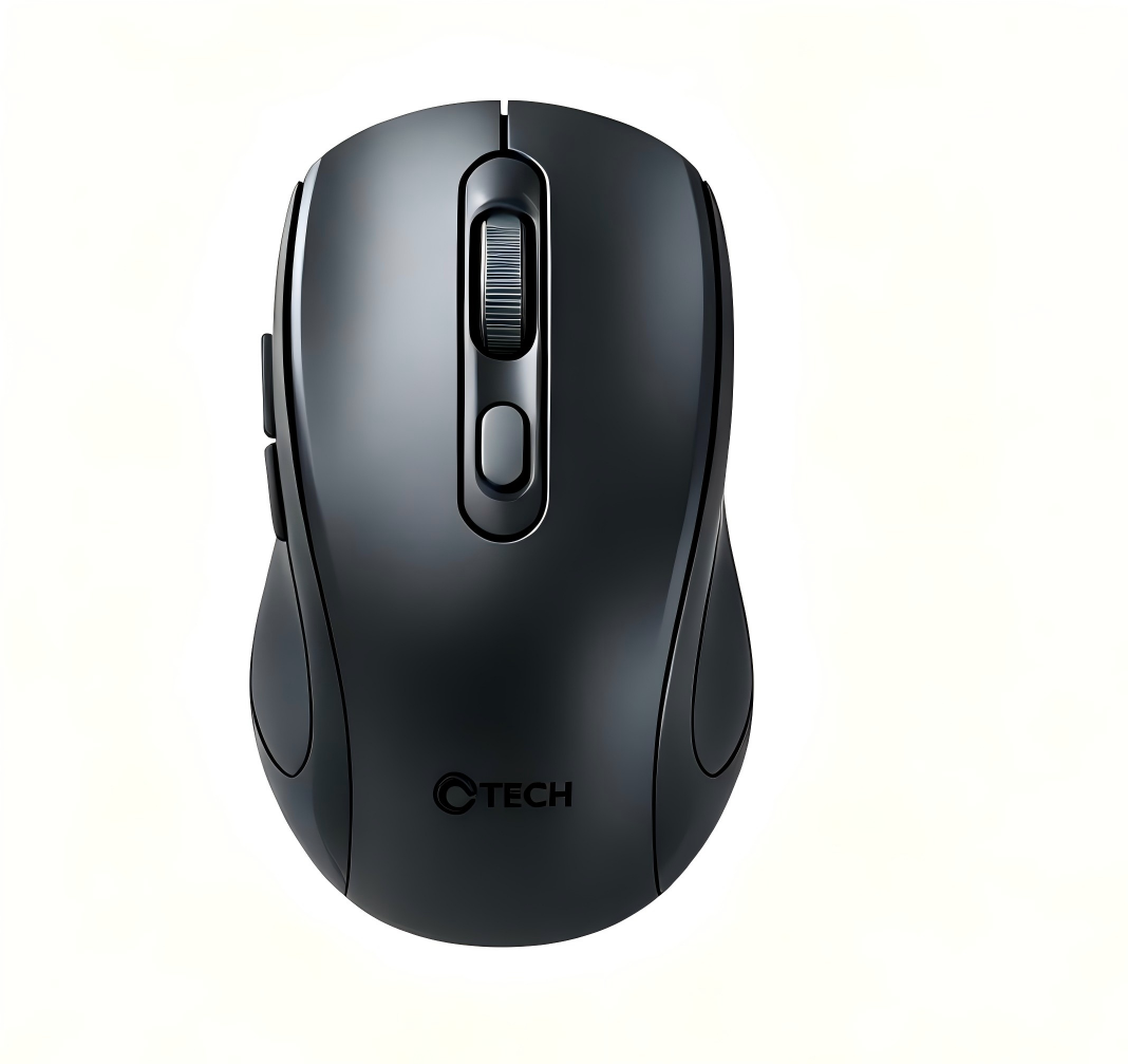 Myš C-TECH WLM-12, BT5.0 + 2,4 GHz, sivá