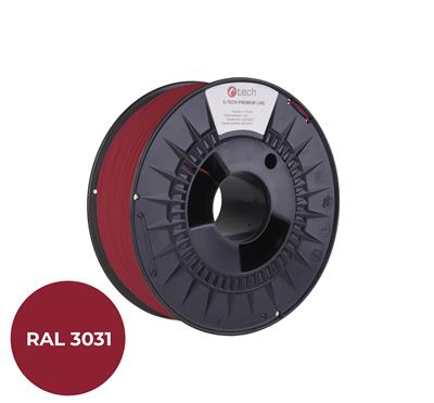 Filament C-TECH PREMIUM LINE, ASA, orientální červená, RAL3031, 1,75mm, 1kg