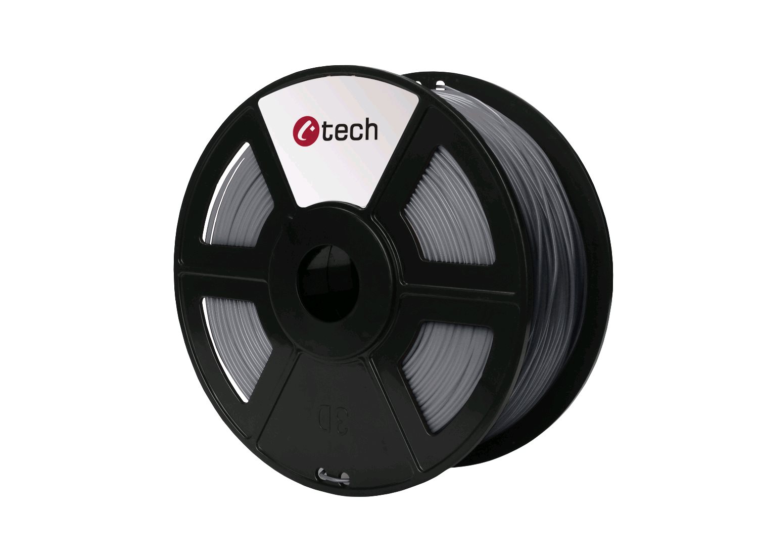 Obrázok C-TECH Filament PLA stříbrná (3DF-PLA1.75-S)