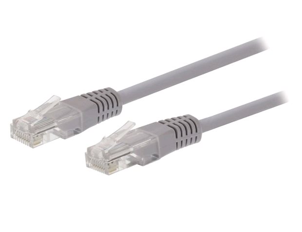 Obrázok Kabel C-TECH patchcord Cat5e, UTP, šedý, 2m CB-PP5-2