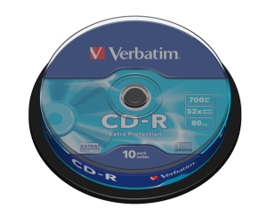 VERBATIM CD-R(10-Pack)Spindl/52x/700MB