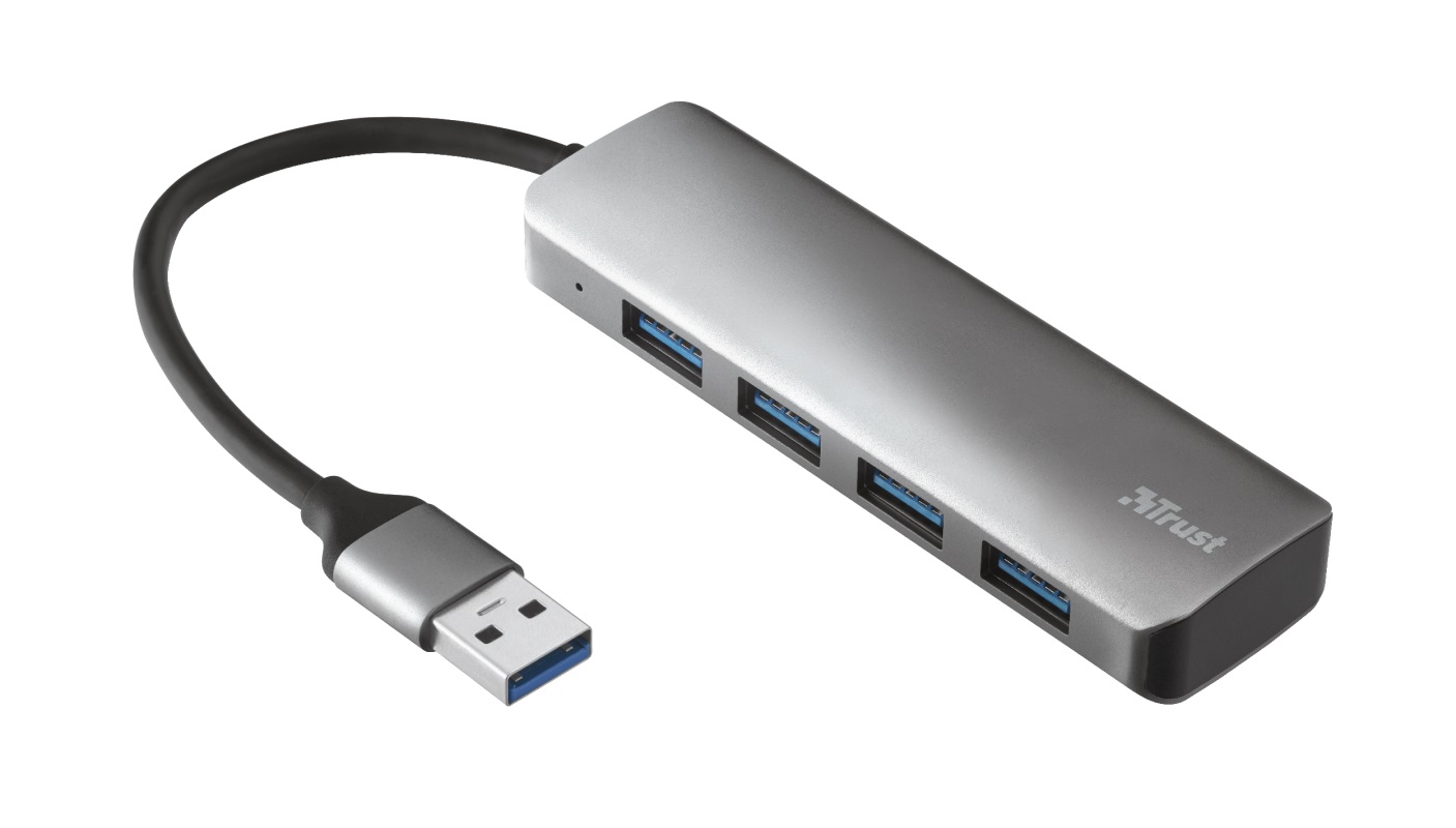 Obrázok TRUST HALYX 4-PORT USB3.2 HUB (23327)