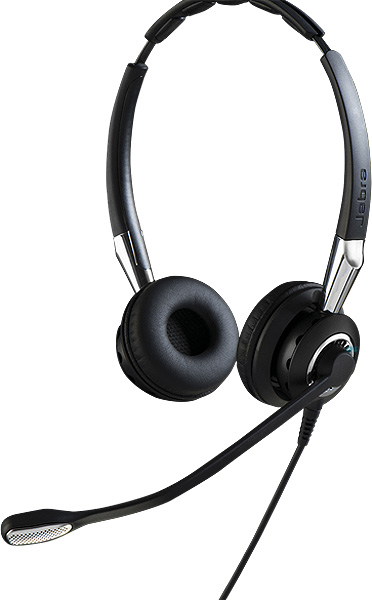 Jabra BIZ 2400 II/Stereo/QD/Drát/Černá-stříbrná