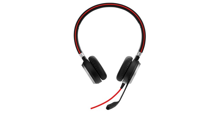 Jabra Evolve 40/Stereo/Jack/Drát/MS/Černá