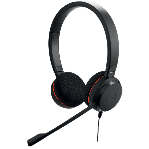 Jabra Evolve 20/Stereo/USB-C/Drát/MS/Černá