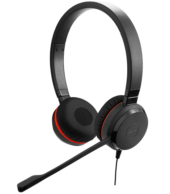 Jabra Evolve 30 II/Stereo/Jack/Drát/Černá