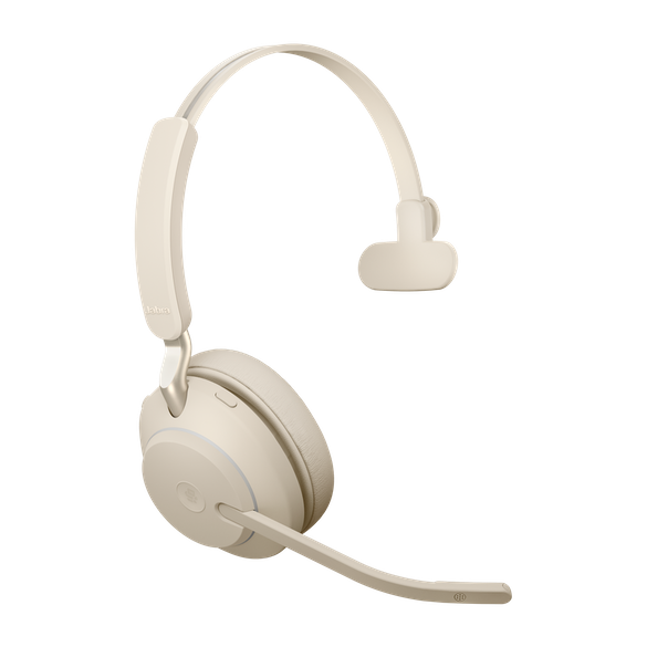 Obrázok Jabra Evolve2 65, Link380a MS Mono Beige (26599-899-998)