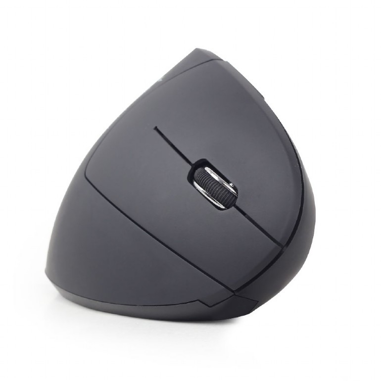 Obrázok Gembird Ergonomic wireless optical mouse MUSW-ERGO-01, 3200 DPI, USB, black