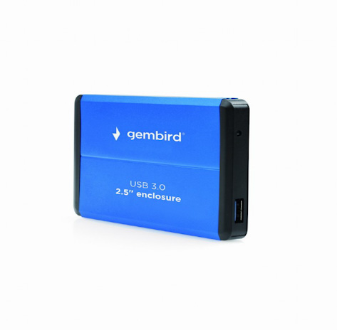 GEMBIRD USB 3.0 externí box 2,5'', modrý