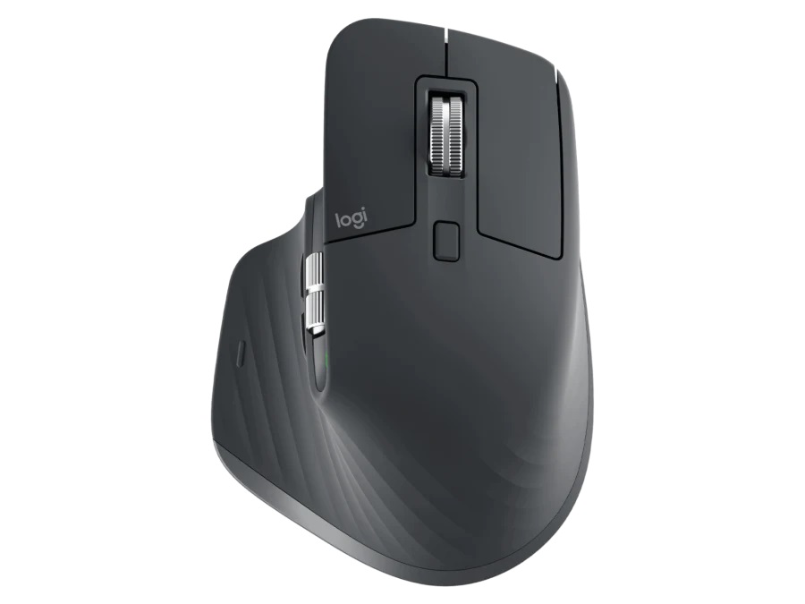 Logitech MX Master 3S/Kancelářská/Laserová/Pro praváky/8 000 DPI/USB+BT/Grafitová