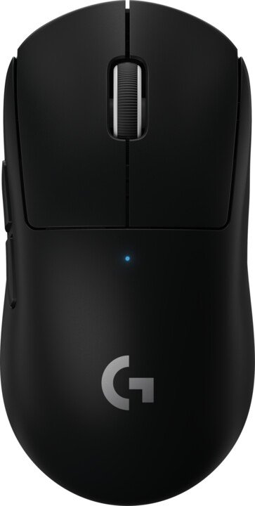 Logitech G Pro X Superlight/Herní/Optická/Pro praváky/25 600 DPI/Bezdrátová USB/Černá