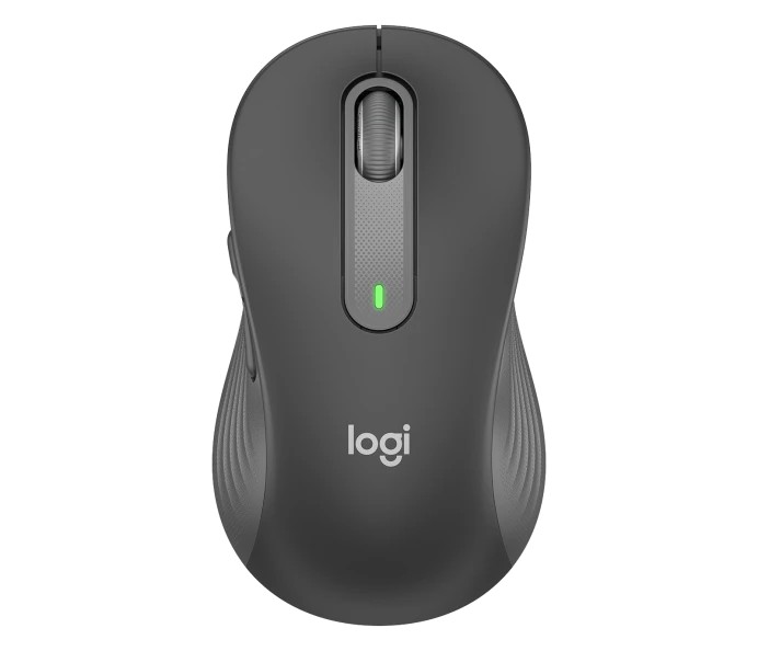 Logitech M650L/Kancelářská/Laserová/Bezdrátová USB + Bluetooth/Šedá