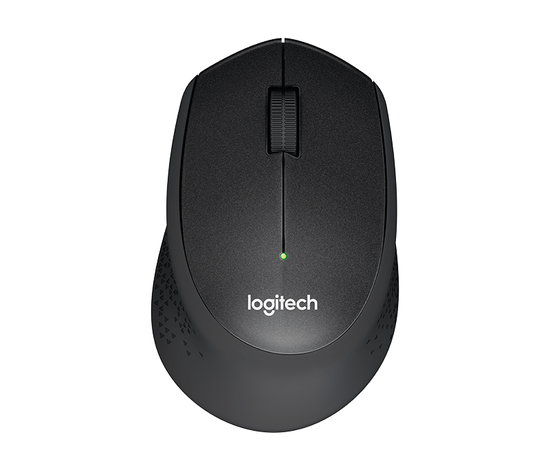 Logitech M330/Kancelářská/Optická/Pro praváky/1 000 DPI/Bezdrátová USB/Černá