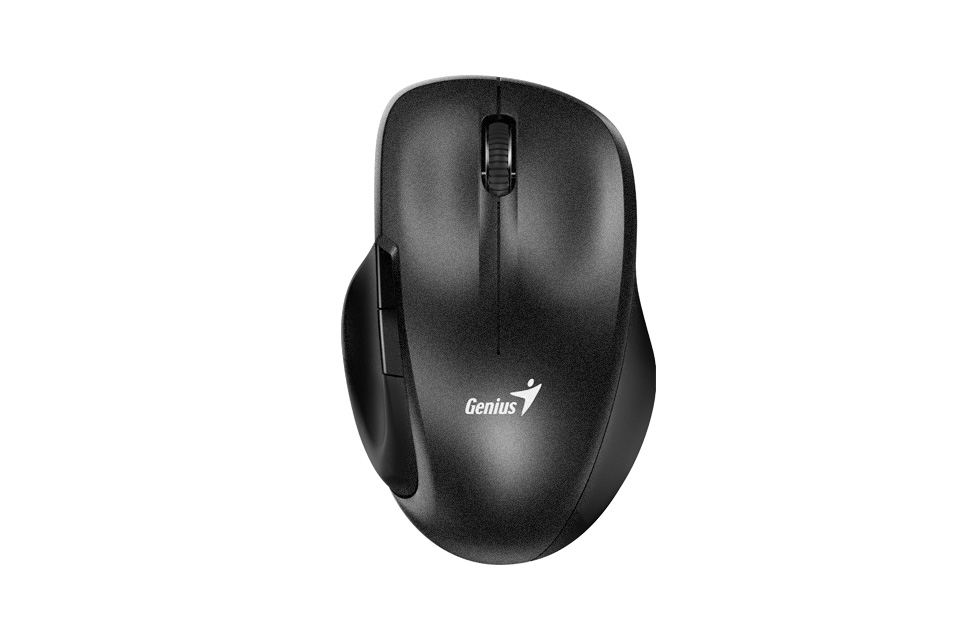 Genius 8200S/Ergonomická/Optická/Pro praváky/1 200 DPI/Bezdrátová USB/Černá