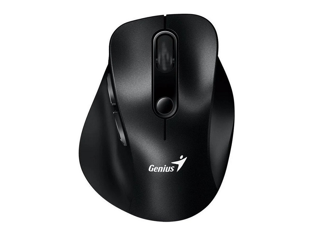 Genius Ergo 9000S/Ergonomická/Optická/Pro praváky/2 400 DPI/USB+BT/Černá