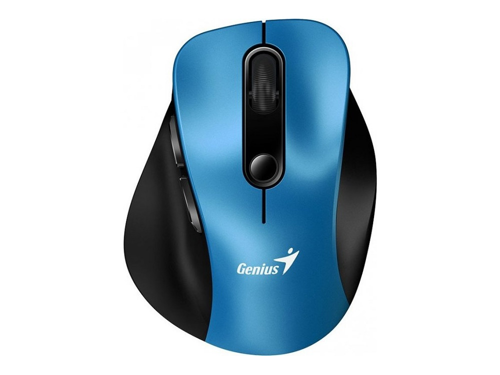 Genius Ergo 9000S/Ergonomická/Optická/Pro praváky/2 400 DPI/USB+BT/Černá-modrá