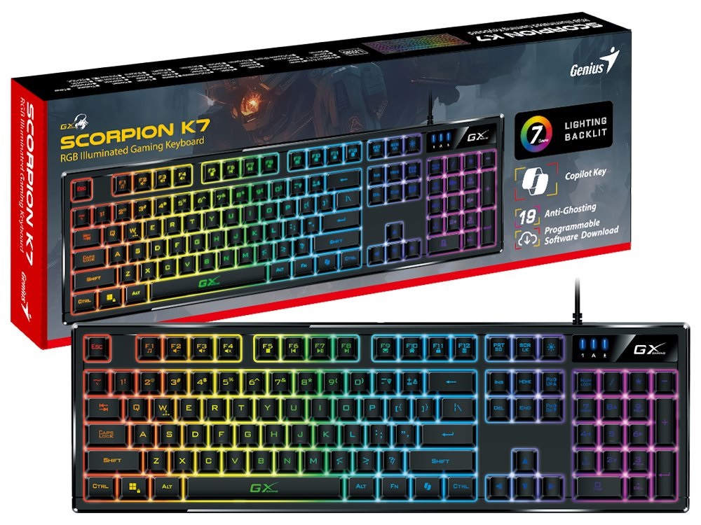 Genius GX Gaming Scorpion K7 CZ+SK layout, USB / 31310054403