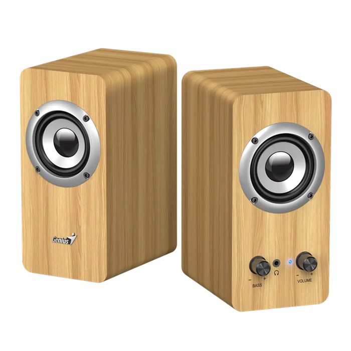 GENIUS SP-HF400 reproduktory, světlé dřevo