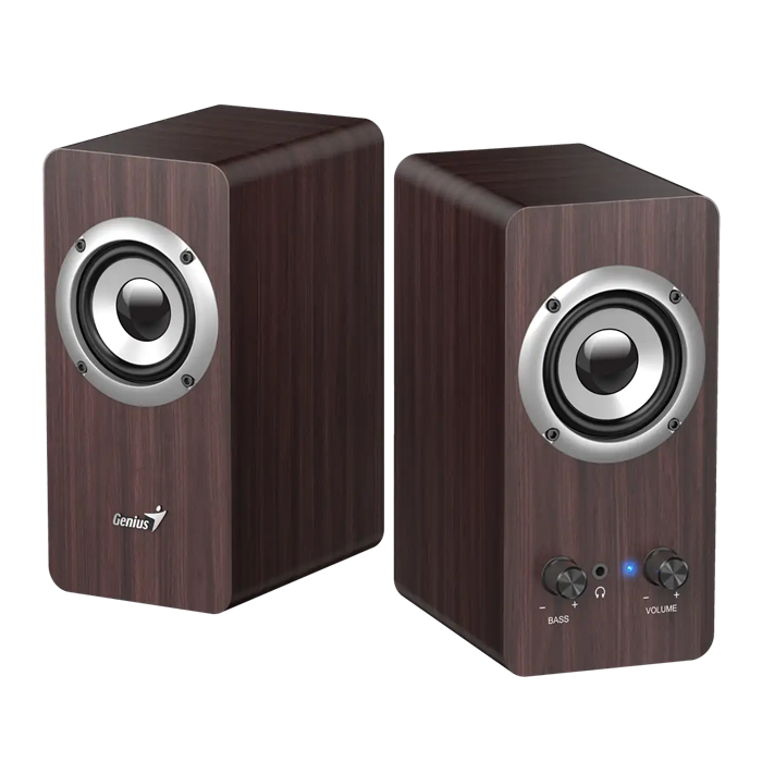 GENIUS SP-HF400 reproduktory, tmavé dřevo