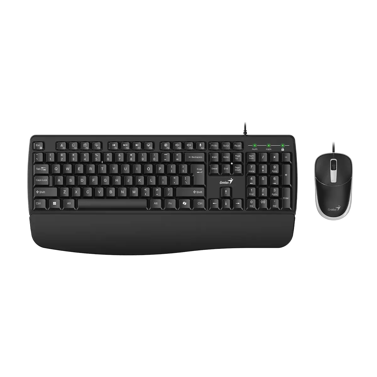 GENIUS KM-123, černá, CZ+SK layout