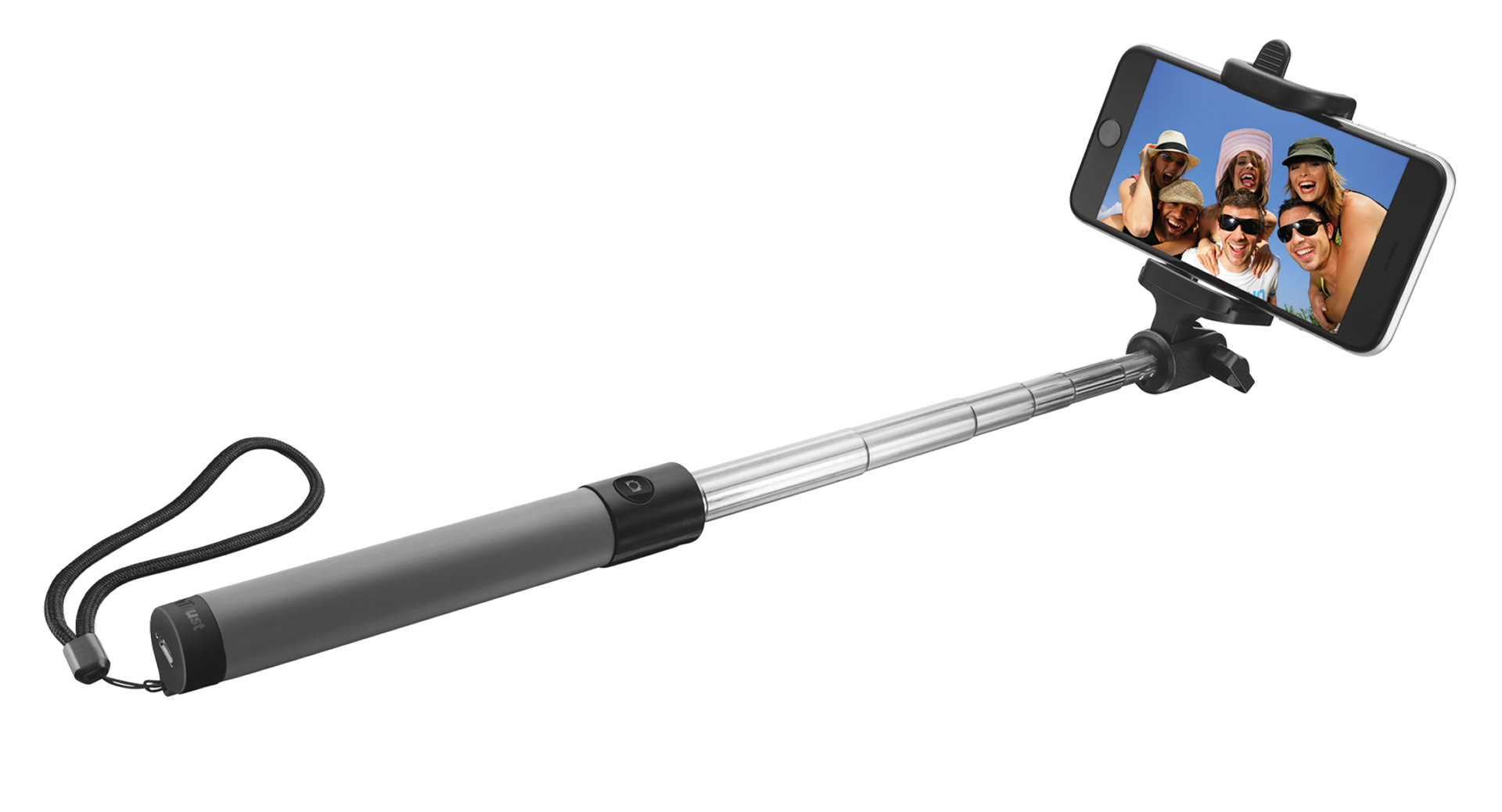 Obrázok TRUST Bluetooth Foldable Selfie Stick - black 21035