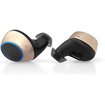 Obrázok CREATIVE OUTLIER GOLD, BLUETOOTH SLUCHADLA DO USI V NABIJACEJ KAZETE, TECHNOLOGIA SUPER X-FI