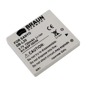 Obrázok BRAUN akumulátor - SANYO DB-L20 59249