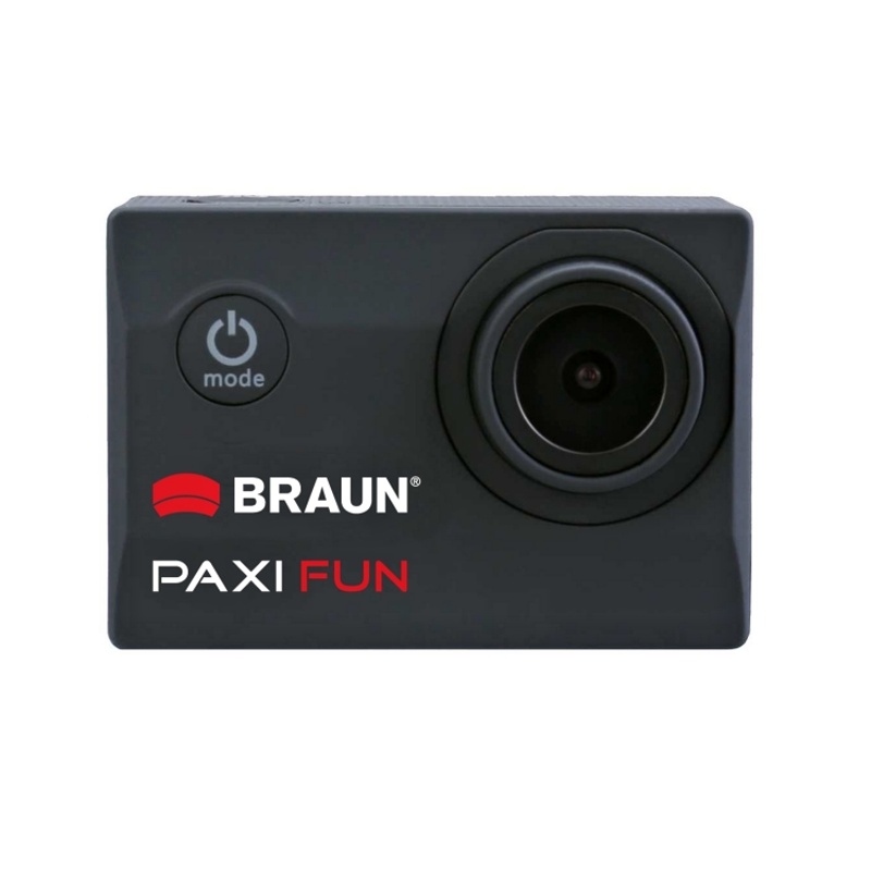 Obrázok Braun Paxi FUN sportovní minikamera (HD, 12MP, pouzdro do 30m) 57674