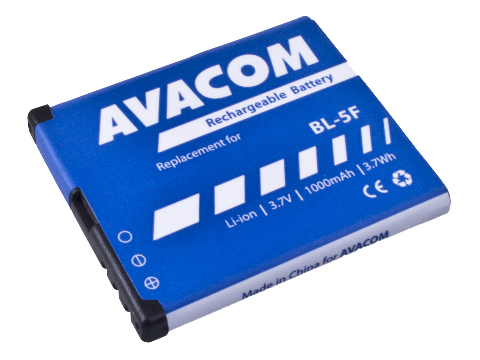 Baterie AVACOM GSNO-BL5F-S1000A do mobilu Nokia N95, E65, Li-Ion 3,6V 1000mAh (náhrada BL-5F)