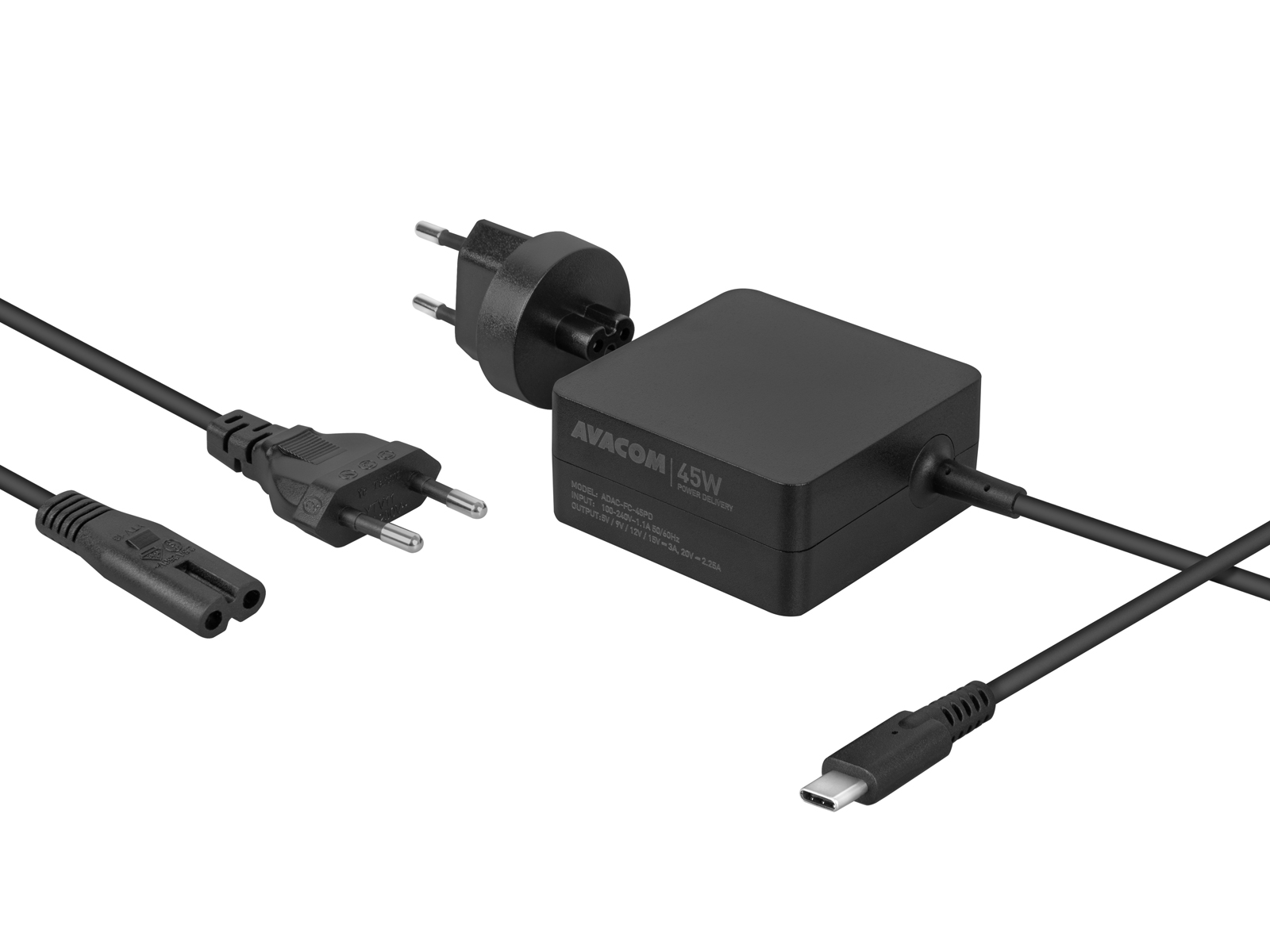 AVACOM nabíjecí adaptér USB Type-C 45W Power Delivery