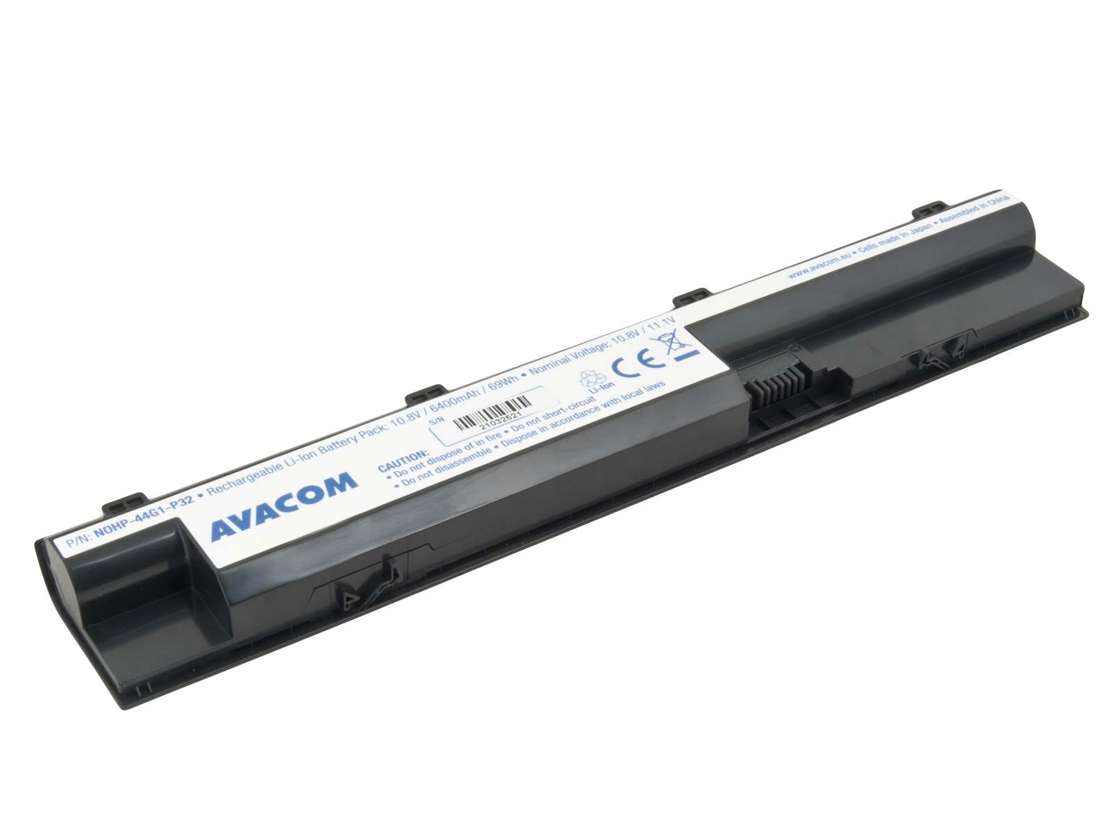 Baterie AVACOM pro HP 440 G0/G1, 450 G0/G1, 470 G0/G1 Li-Ion 10,8V 6400mAh 69Wh