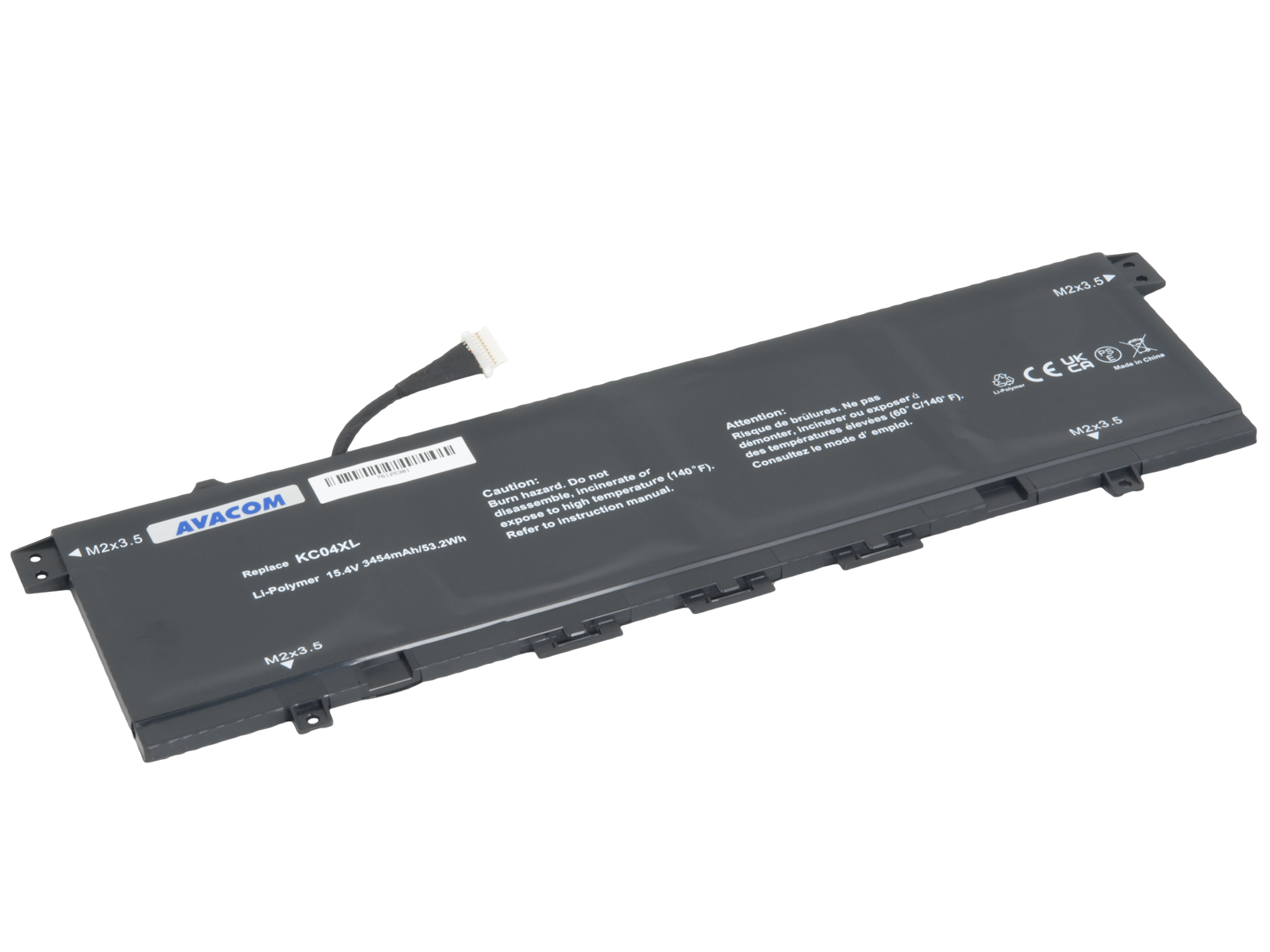 Baterie AVACOM pro HP Envy 13-AG, AQ, AH Series KC04XL Li-Pol 15,4V 3454mAh 53Wh