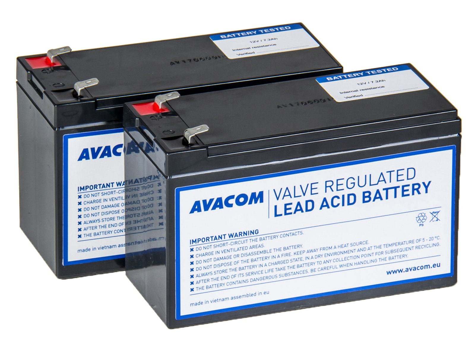 AVACOM AVA-RBP02-12072-KIT - baterie pro UPS Belkin, CyberPower, Dell, EATON, Effekta, FSP Fortron,