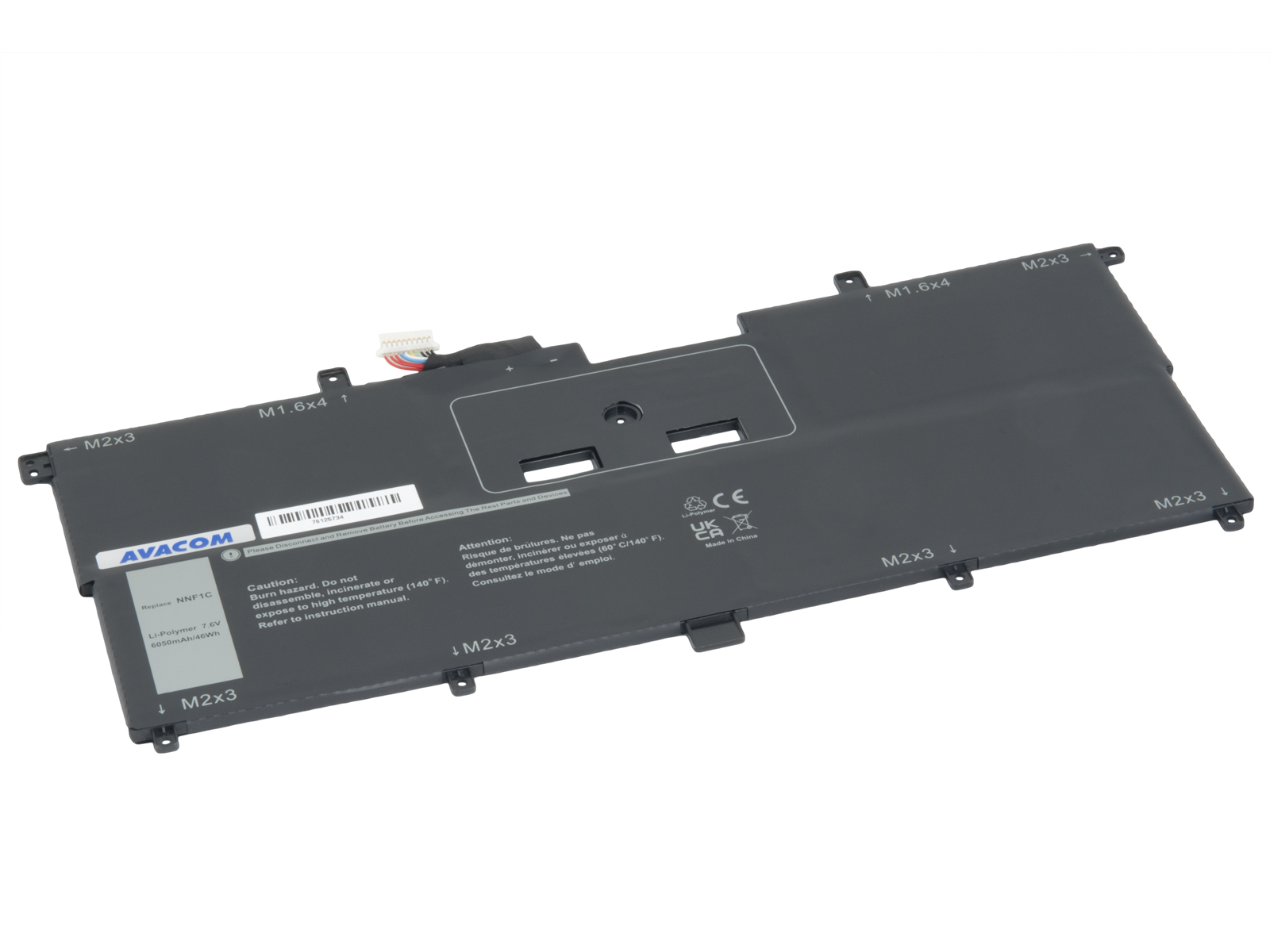 Baterie AVACOM pro Dell XPS 9365 Li-Pol 7,6V 6050mAh 46Wh