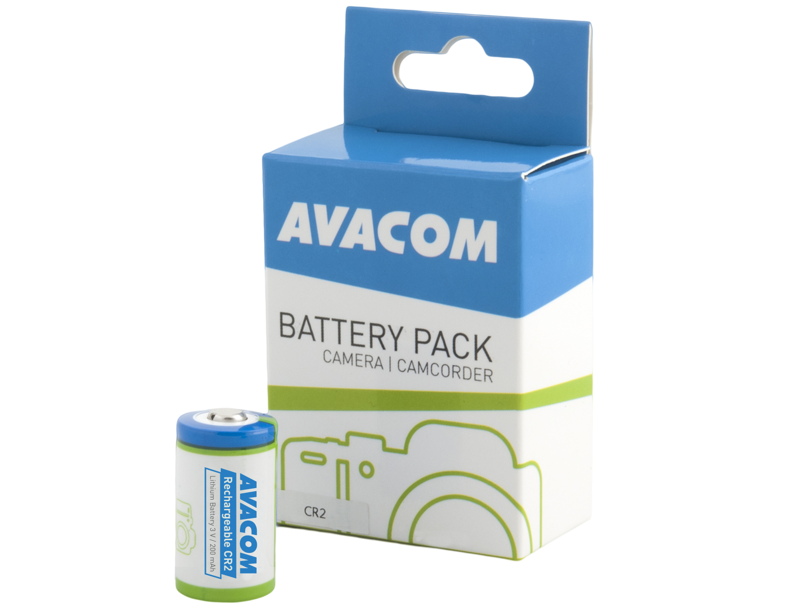 Nabíjecí fotobaterie Avacom CR2 3V 200mAh 0.6Wh