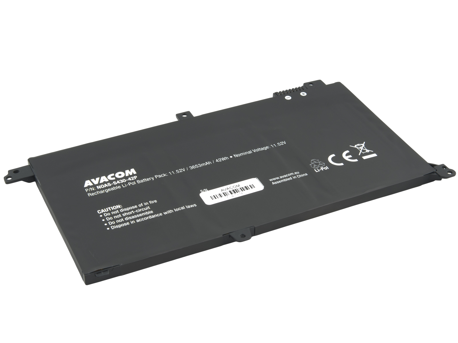 Baterie AVACOM pro Asus VivoBook X571 Li-Pol 11,52V 3653mAh 42Wh