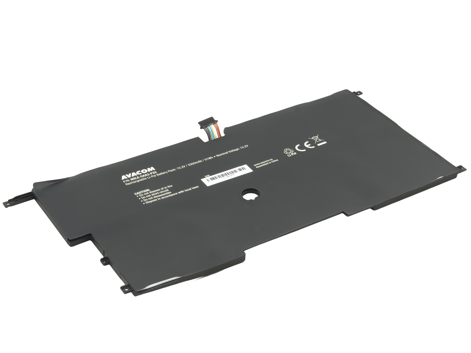 Baterie AVACOM pro Lenovo ThinkPad X1 Carbon Gen.3 Li-Pol 15,2V 3350mAh 51Wh