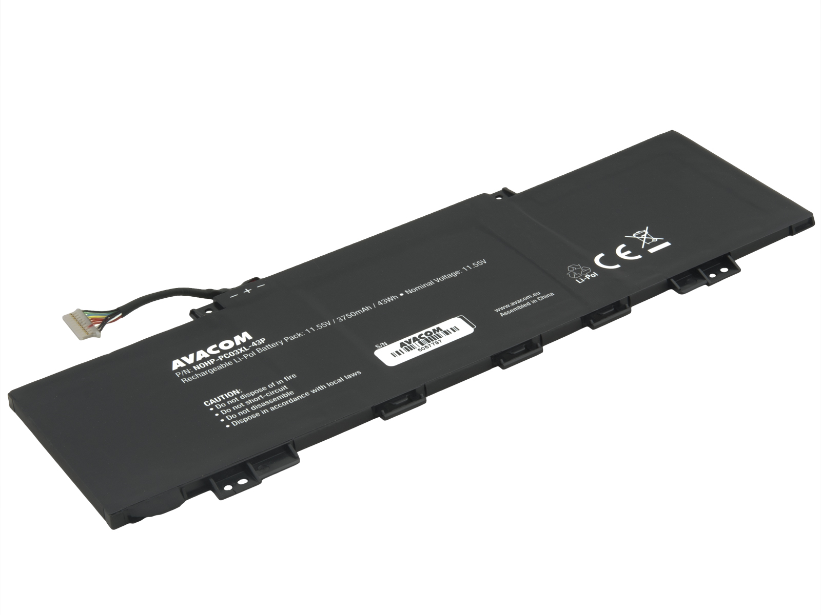 Baterie AVACOM pro HP Pavilion 14-dy series Li-Pol 11,55V 3750mAh 43Wh