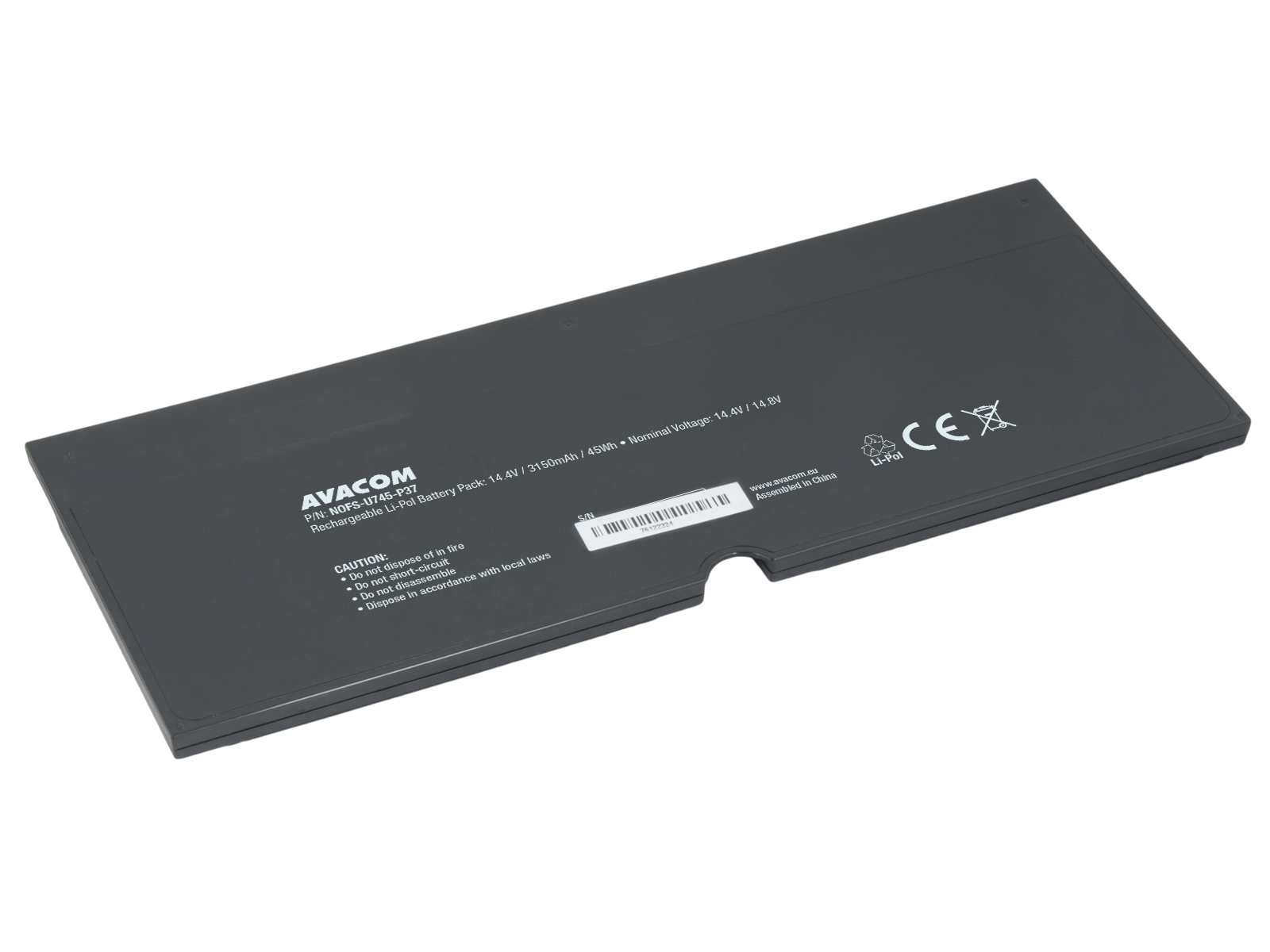 Baterie AVACOM pro Fujitsu LifeBook U745, T904 Li-Pol 14,4V 3150mAh 45Wh