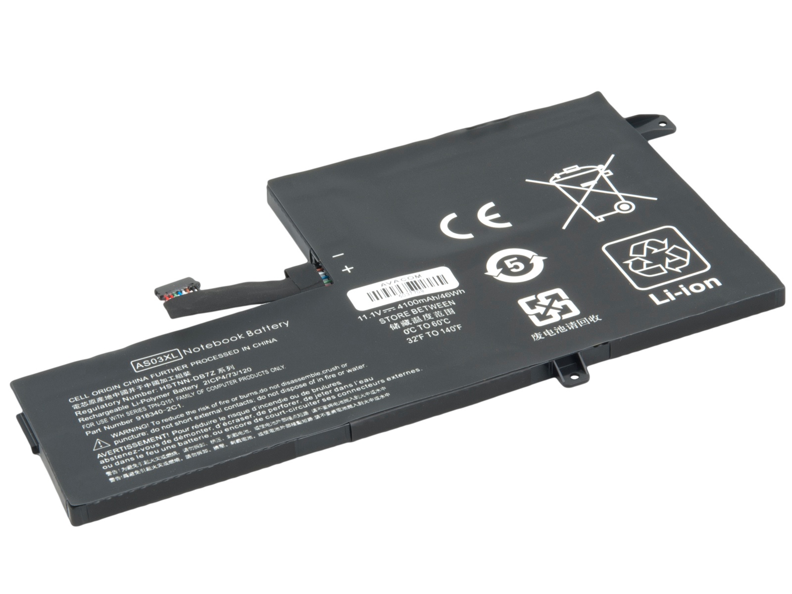 Baterie AVACOM pro HP Chromebook 11 G5 Li-Pol 11,1V 4100mAh 46Wh