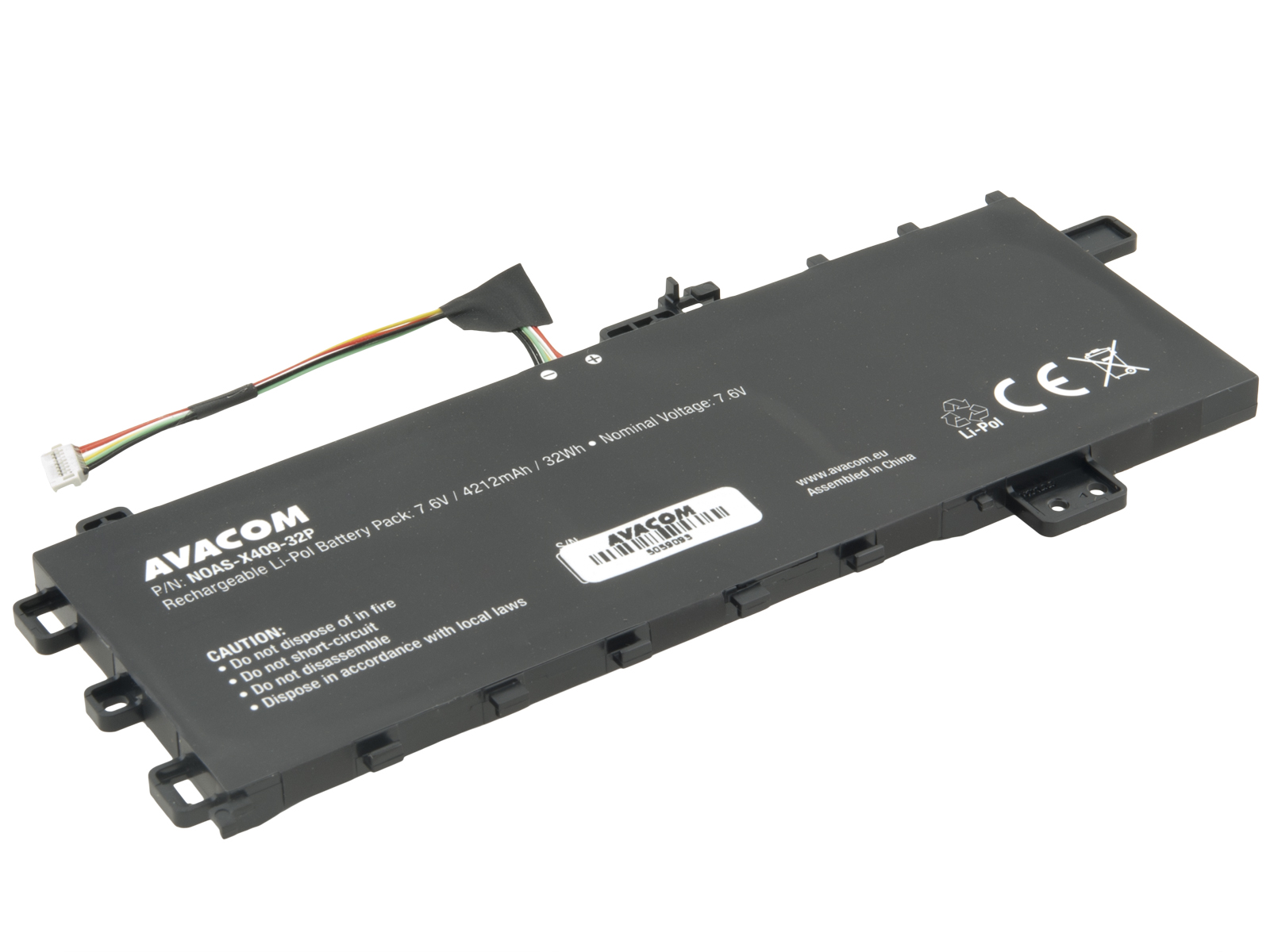 Baterie AVACOM pro Asus VivoBook A409, X409, F409 Li-Pol 7,6V 4212mAh 32Wh